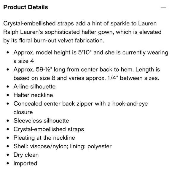 Ralph Lauren Purple Maxi Dress - Picture 9 of 9